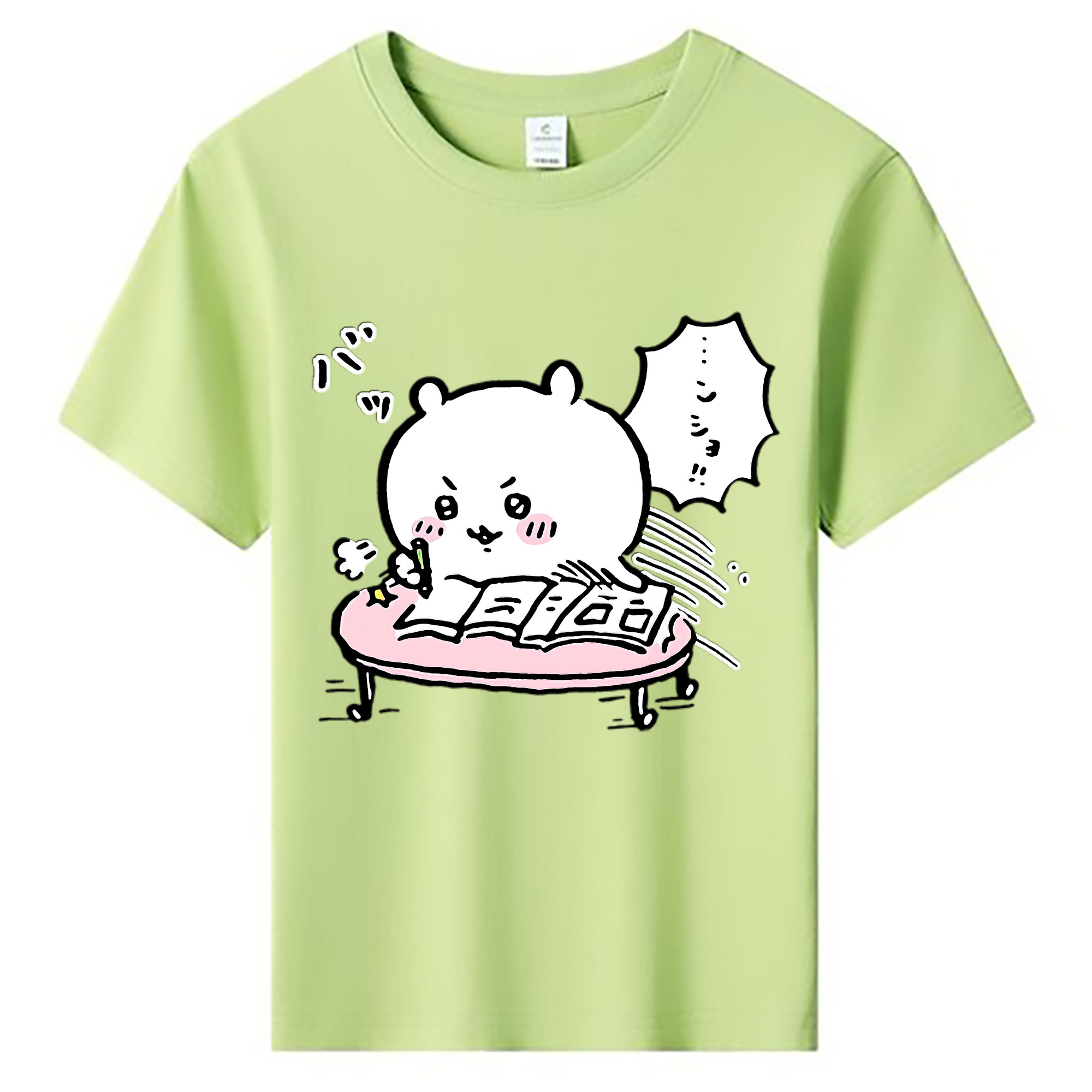 （画像用） ちいかわ ちいかわ Chii-kawa chiikawa 綿100％キッズTシャツ（フロントプリント）